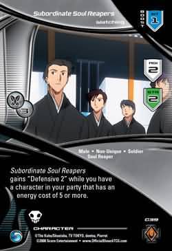 Subordinate Soul Reapers Watching C39 Common Subordinate Soul Reapers Watching C39 Common