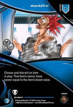 Backfire C60 Common Bleach Bankai Singles Backfire C60 Common Bleach Bankai Singles