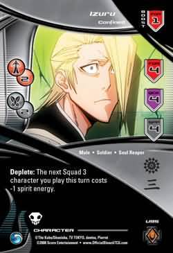 Izuru Confined U95 Uncommon Bleach Bankai Singles Izuru Confined U95 Uncommon Bleach Bankai Singles