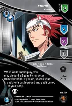 Renji Freed U110 Uncommon Bleach Bankai Singles Renji Freed U110 Uncommon Bleach Bankai Singles