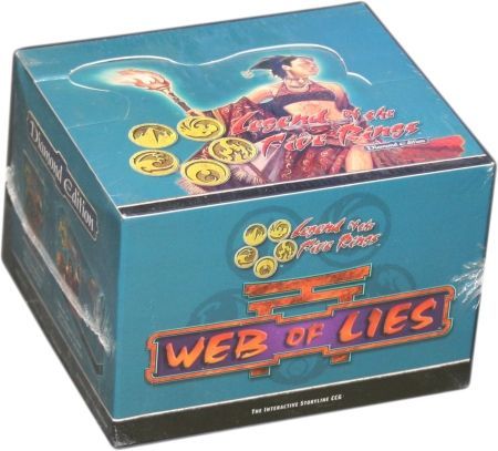 Web of Lies Booster Box 48 Packs L5R Legend of the Five Rings L5R Sealed Product Web of Lies Booster Box 48 Packs L5R Legend of the Five Rings L5R Sealed Product