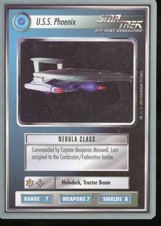 U S S Phoenix Star Trek Limited Edition Tin Singles Silver Bordered U S S Phoenix Star Trek Limited Edition Tin Singles Silver Bordered