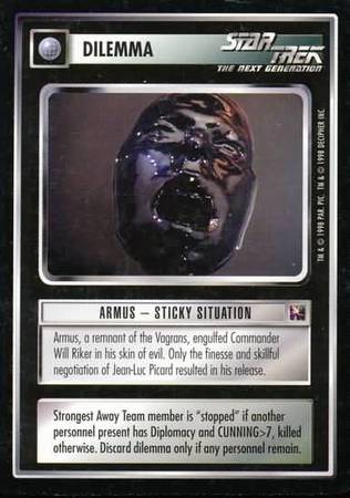 Armus Sticky Situation Star Trek Official Tournament Sealed Deck Singles Armus Sticky Situation Star Trek Official Tournament Sealed Deck Singles