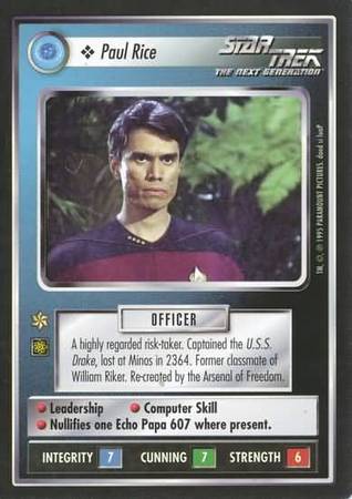 Paul Rice Star Trek Alternate Universe Singles Paul Rice Star Trek Alternate Universe Singles