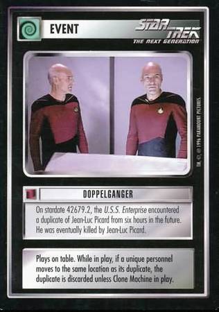 Doppelganger Star Trek Q Continuum Singles Doppelganger Star Trek Q Continuum Singles