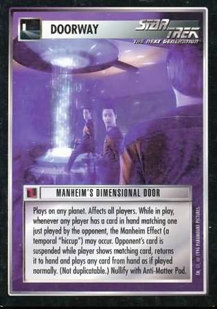 Manheim s Dimensional Door Star Trek Q Continuum Singles Manheim s Dimensional Door Star Trek Q Continuum Singles