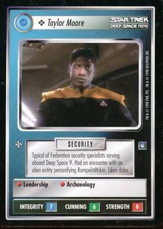 Taylor Moore Star Trek Deep Space Nine Singles Taylor Moore Star Trek Deep Space Nine Singles