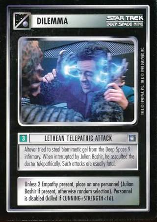 Lethean Telepathic Attack Star Trek Deep Space Nine Singles Lethean Telepathic Attack Star Trek Deep Space Nine Singles