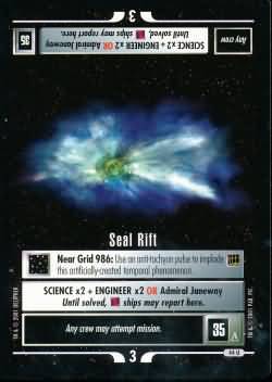 Seal Rift Star Trek Holodeck Adventures Singles Seal Rift Star Trek Holodeck Adventures Singles