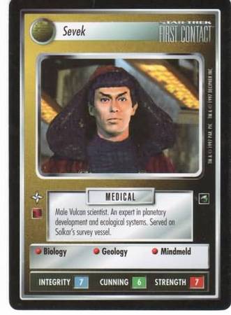 Sevek Star Trek First Contact Singles Sevek Star Trek First Contact Singles