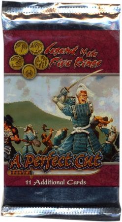A Perfect Cut Booster Pack L5R Legend of the Five Rings L5R Sealed Product A Perfect Cut Booster Pack L5R Legend of the Five Rings L5R Sealed Product