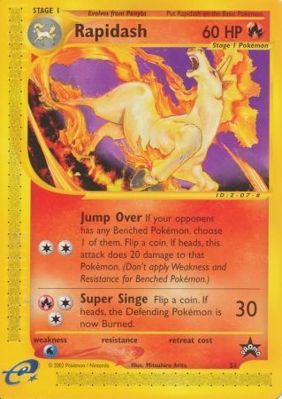 Pokemon Platinum Arceus Single Card Rare Rapidash 28/99