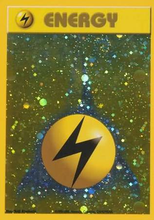Water Fire & Lightning Energy Holo Shiny Foil Pokemon Cards TCG 