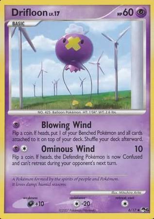 Drifloon 6 17 Uncommon Pokemon POP Series 6 Promos Drifloon 6 17 Uncommon Pokemon POP Series 6 Promos