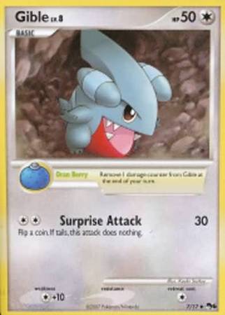 Gible 7 17 Uncommon Pokemon POP Series 6 Promos Gible 7 17 Uncommon Pokemon POP Series 6 Promos