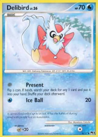 Delibird 6 17 Uncommon Pokemon POP Series 7 Promos Delibird 6 17 Uncommon Pokemon POP Series 7 Promos