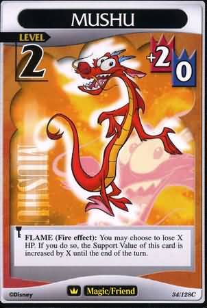 Mushu Level 2 34 128 Common Kingdom Hearts A Darkness Awakened Mushu Level 2 34 128 Common Kingdom Hearts A Darkness Awakened
