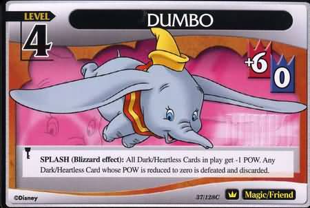 Dumbo Level 4 37 128 Common Kingdom Hearts A Darkness Awakened Dumbo Level 4 37 128 Common Kingdom Hearts A Darkness Awakened