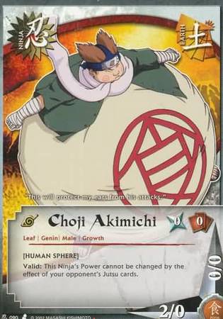 Choji Akimichi 090 Uncommon Starter Deck Choji Akimichi 090 Uncommon Starter Deck