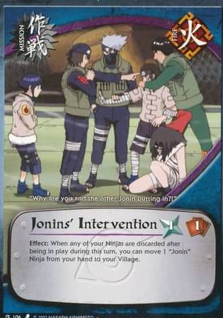 Jonin s Intervention 106 Common Naruto CCG Promos Jonin s Intervention 106 Common Naruto CCG Promos