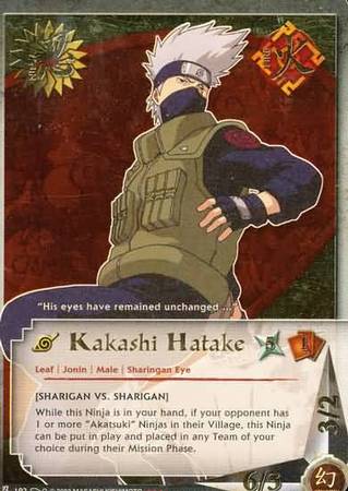 Kakashi Hatake Sharigan Vs Sharigan N 192 Super Rare Kakashi Hatake Sharigan Vs Sharigan N 192 Super Rare