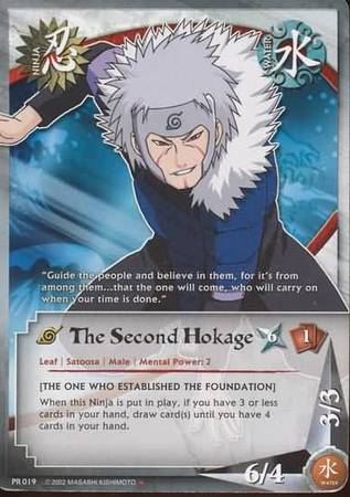 The Second Hokage 019 Common Naruto CCG Promos The Second Hokage 019 Common Naruto CCG Promos