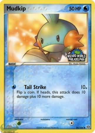 Mudkip 56 106 Wizard World Philadelphia Promo Pokemon Promo Cards Mudkip 56 106 Wizard World Philadelphia Promo Pokemon Promo Cards