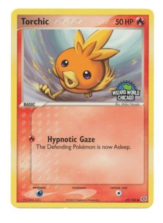 Torchic 69 106 Wizard World Chicago Promo Pokemon Promo Cards Torchic 69 106 Wizard World Chicago Promo Pokemon Promo Cards