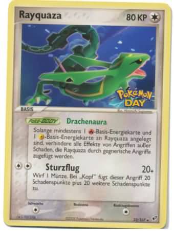 Rayquaza - Promo Pokemon Card of the Day 