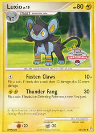 Luxio 52 130 State Province Territory Championships Promo Pokemon Championship League Organized Play Promos Luxio 52 130 State Province Territory Championships Promo Pokemon Championship League Organized Play Promos