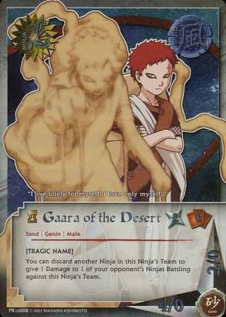 Gaara of the Desert PR US008 Promo Naruto CCG Promos Gaara of the Desert PR US008 Promo Naruto CCG Promos