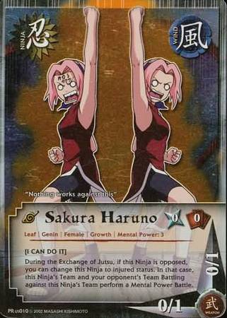 Sakura Haruno - N-US054 - Uncommon - 1st Edition - Foil - Naruto CCG  Singles » Quest for Power - Goat Card Shop