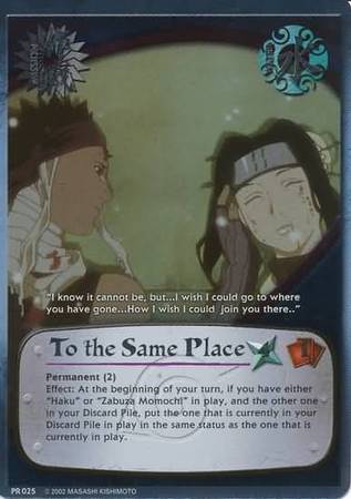 To the Same Place PR 025 Promo Naruto CCG Promos To the Same Place PR 025 Promo Naruto CCG Promos