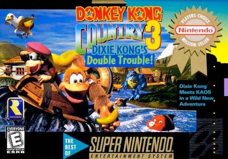 Donkey Kong Country 3 Dixie Kong s Double Trouble Player s Choice SNES Super Nintendo SNES Donkey Kong Country 3 Dixie Kong s Double Trouble Player s Choice SNES Super Nintendo SNES