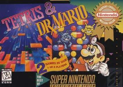Tetris Dr Mario Player s Choice SNES Super Nintendo SNES Tetris Dr Mario Player s Choice SNES Super Nintendo SNES