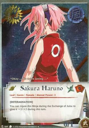 Sakura Haruno 069 Foil Platinum Lettering Promo Naruto CCG Promos Sakura Haruno 069 Foil Platinum Lettering Promo Naruto CCG Promos