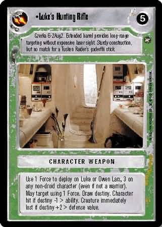 Luke s Hunting Rifle Uncommon1 Light Side Luke s Hunting Rifle Uncommon1 Light Side