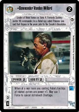 Commander Vanden Willard Uncommon2 Light Side Commander Vanden Willard Uncommon2 Light Side