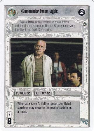 Commander Evram Lajaie Common1 Light Side Commander Evram Lajaie Common1 Light Side