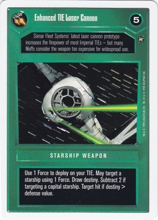 Enhanced TIE Laser Cannon Common2 Dark Side Enhanced TIE Laser Cannon Common2 Dark Side