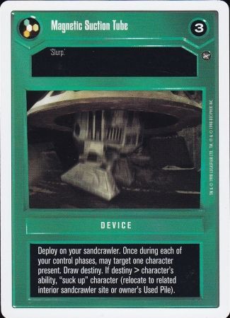 Magnetic Suction Tube Rare2 Dark Side Star Wars A New Hope Unlimited Singles Magnetic Suction Tube Rare2 Dark Side Star Wars A New Hope Unlimited Singles
