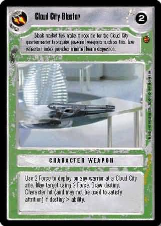 Cloud City Blaster Common Light Side Star Wars Cloud City Limited Singles Cloud City Blaster Common Light Side Star Wars Cloud City Limited Singles