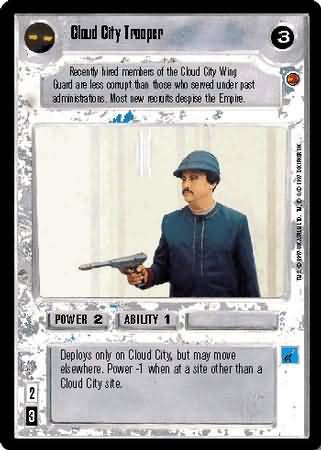 Cloud City Trooper Common Light Side Star Wars Cloud City Limited Singles Cloud City Trooper Common Light Side Star Wars Cloud City Limited Singles