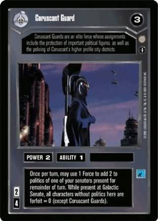 Coruscant Guard Common Dark Side Star Wars Coruscant Limited Singles Coruscant Guard Common Dark Side Star Wars Coruscant Limited Singles