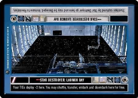 Star Destroyer Launch Bay Common Dark Side BB Star Wars Dagobah Limited Singles Star Destroyer Launch Bay Common Dark Side BB Star Wars Dagobah Limited Singles