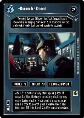 Commander Brandei Uncommon Dark Side BB Commander Brandei Uncommon Dark Side BB