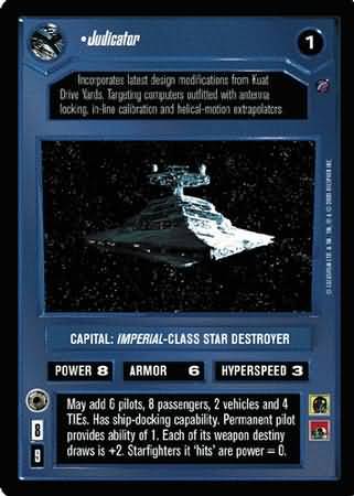 Judicator Rare Dark Side Star Wars Death Star II Limited Singles Judicator Rare Dark Side Star Wars Death Star II Limited Singles