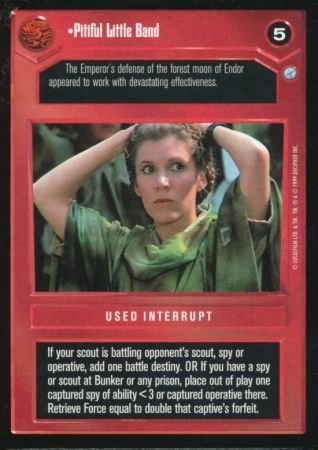Pitiful Little Band Common Dark Side Star Wars Endor Limited Singles Pitiful Little Band Common Dark Side Star Wars Endor Limited Singles