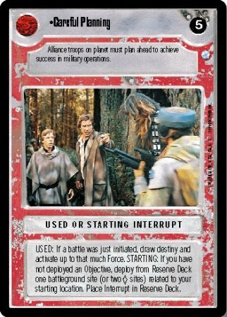 Careful Planning Common Light Side Star Wars Endor Limited Singles Careful Planning Common Light Side Star Wars Endor Limited Singles