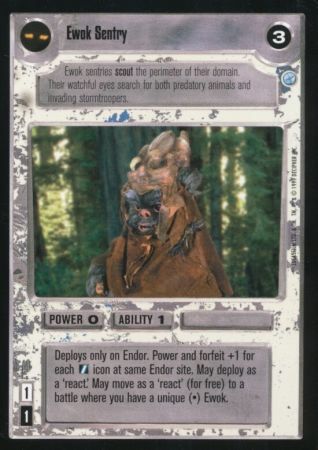 Ewok Sentry Common Light Side Ewok Sentry Common Light Side